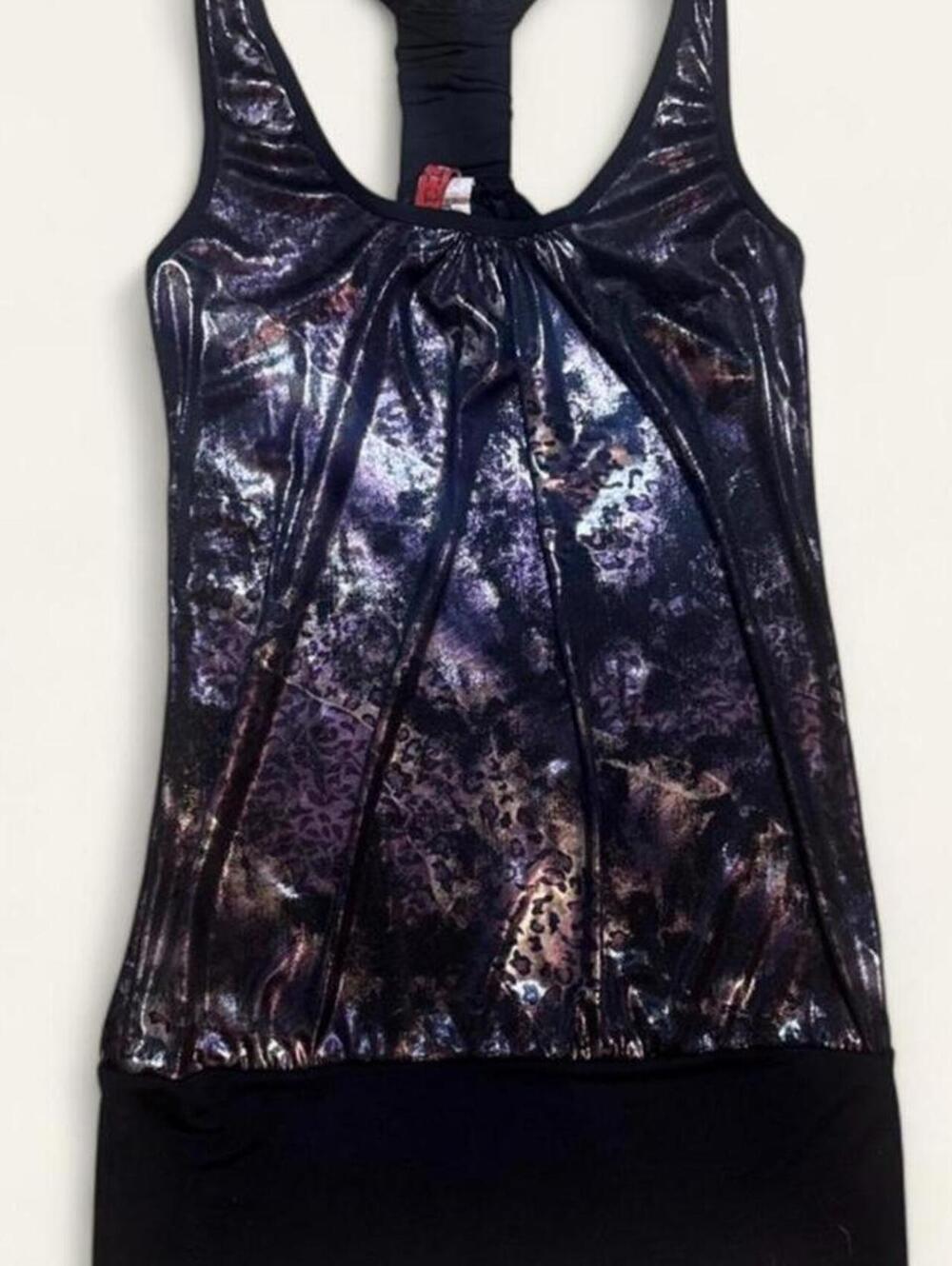 Topia vintage metallic top